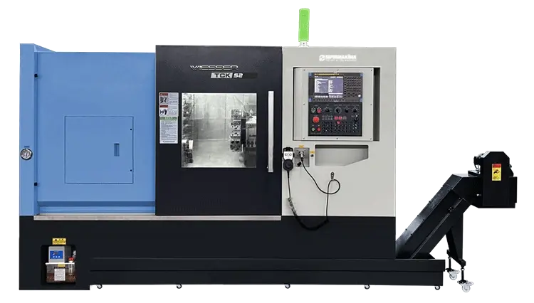 Wiesser TCK52-520 / 10 inch CNC Torna (75mm çubuk kapasitesi)