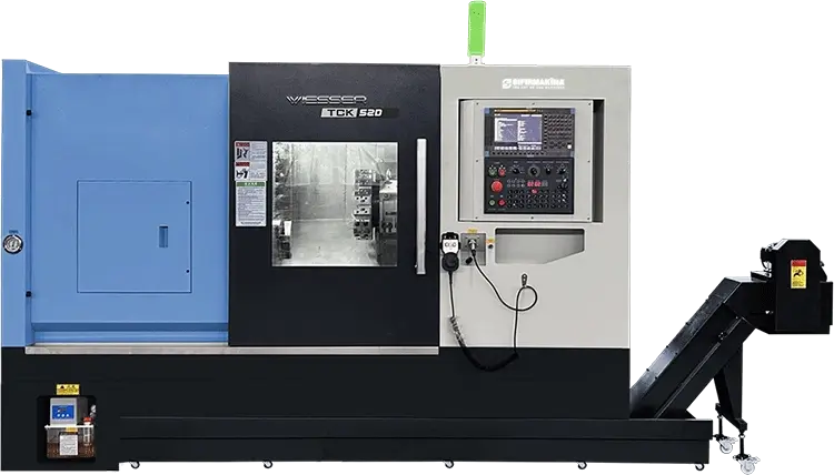 Wiesser TCK52D-450 / C Eksenli 10 inch CNC Torna