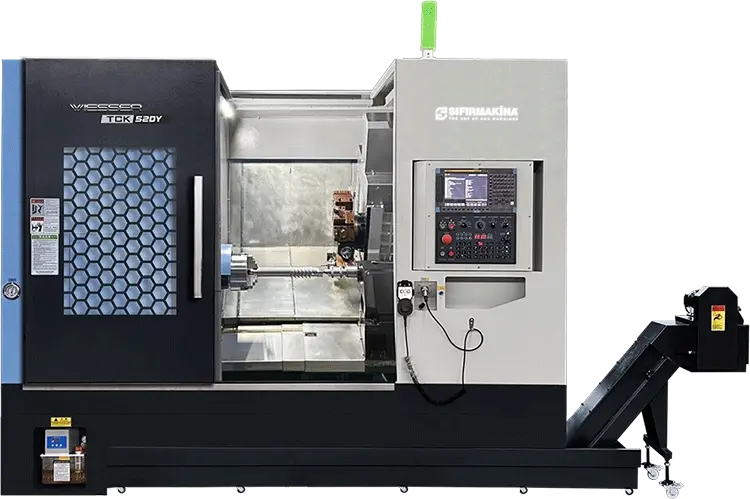 Wiesser TCK52DY-680 / Y Eksenli 10 inch CNC Torna