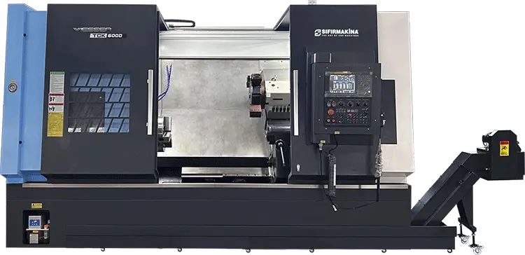 Wiesser TCK600D-950 / C Eksenli 10 inch CNC Torna
