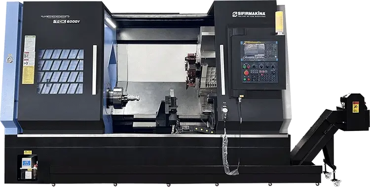 Wiesser TCK600DY-950 / Y Eksenli 10 inch CNC Torna