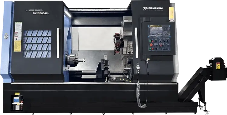 Wiesser TCK800DY-1450 / Y Eksenli 15 inch CNC Torna