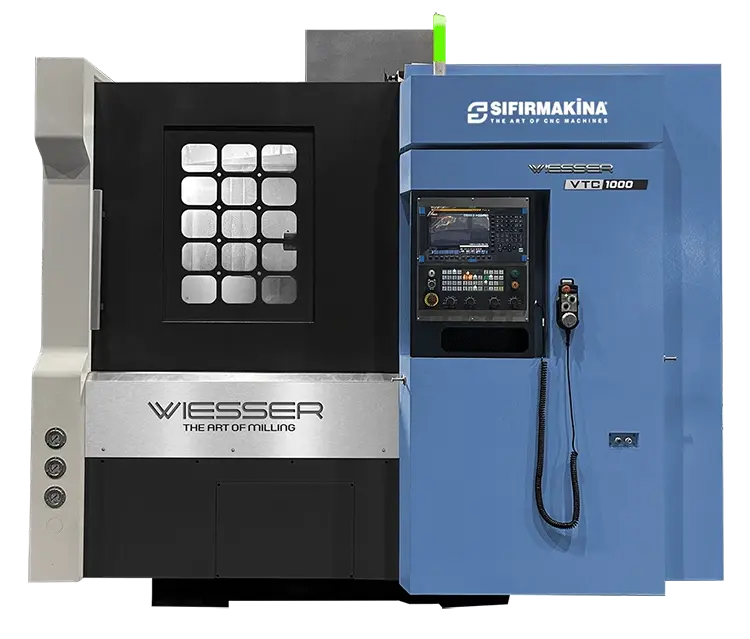 Wiesser VTC1000 / 32 inch CNC Vertical Lathe