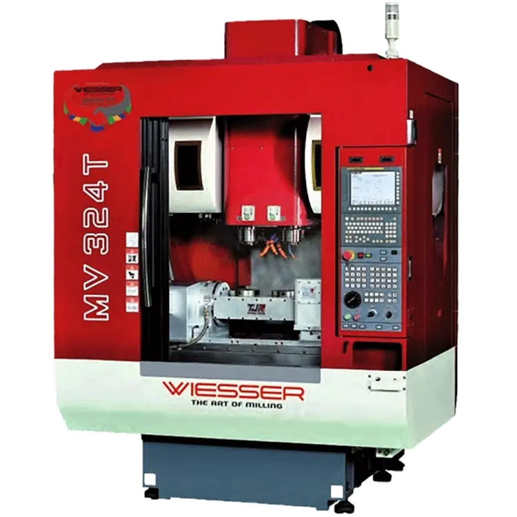 Wiesser MV324T Double Spindle CNC Machining Center
