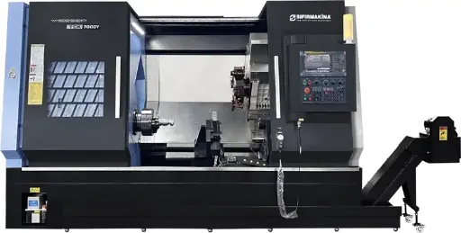 [MAK-Dng-TCK] Wiesser TCK700DY-1450 / Y Axis 12 inch CNC Lathe